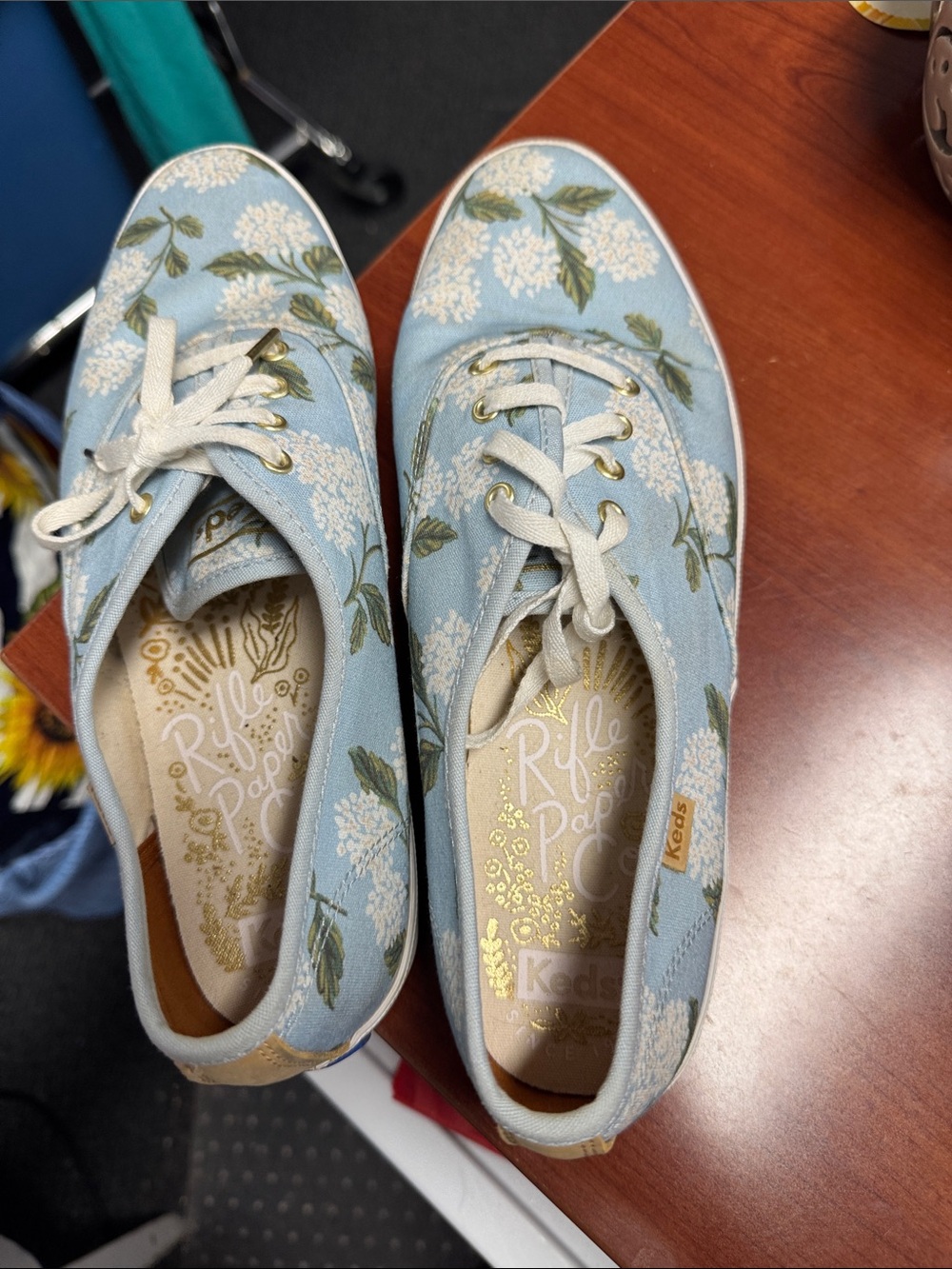 Keds x rifle paper co sneakers size 8.5 // 091009